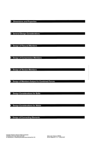 Aisc steel construction manual 14th