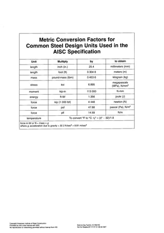 Aisc steel construction manual 14th