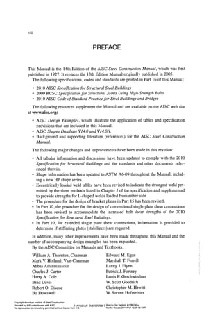 Aisc steel construction manual 14th
