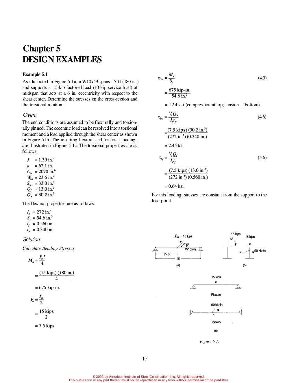 Aisc Torsion Design Guide - Design Talk