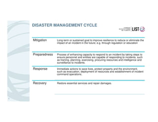 Data Disaster Management Images Open Data in Disaster Management | PDF