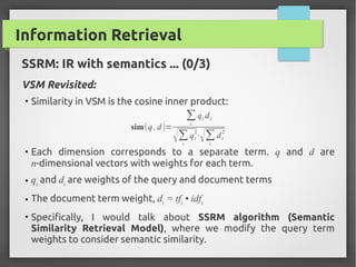 Information Retrieval using Semantic Similarity | PDF