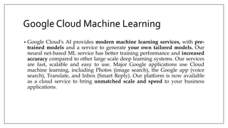 AI services in google | PPTX