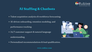 AI Services That Help Companies Make Smarter Decisions | Rubixe | PDF