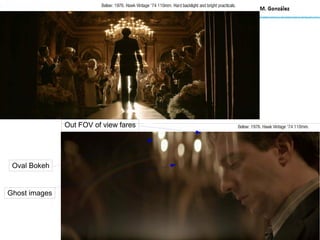Out FOV of view fares
Oval Bokeh
Ghost images
 