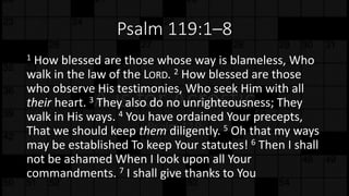 A is for acrostic Psalm 119 | PPTX