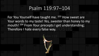 A is for acrostic Psalm 119 | PPTX