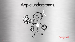 Appleunderstands.
Enough said.
 