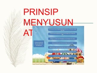 PRINSIP
MENYUSUN
ATUR
 