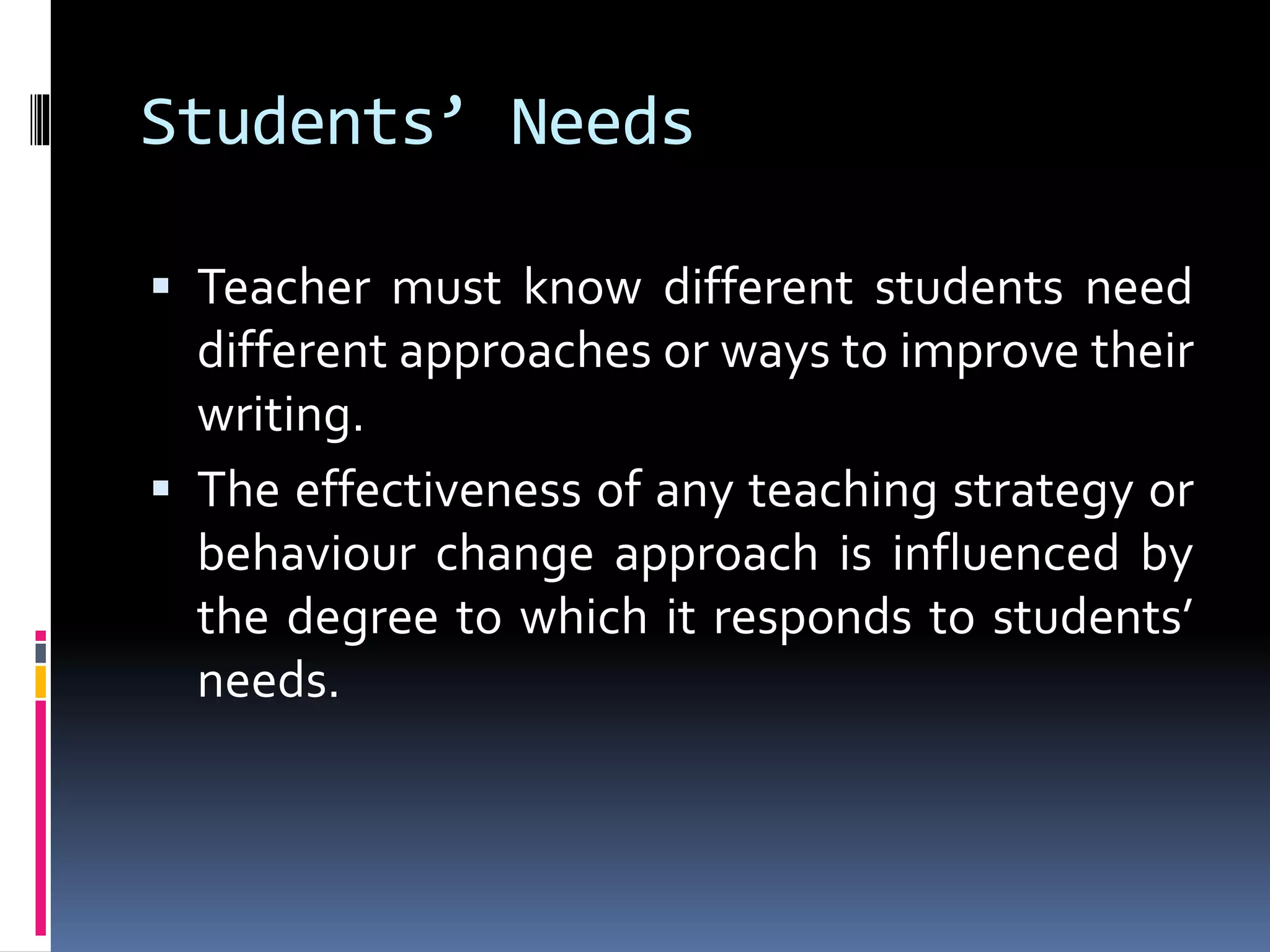 Factors to Consider in Setting Writing Tasks | PPT