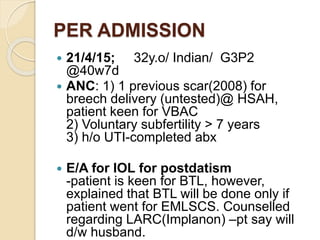 Aishah's postpartum haemorrhage | PPT