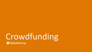 Crowdfunding
 