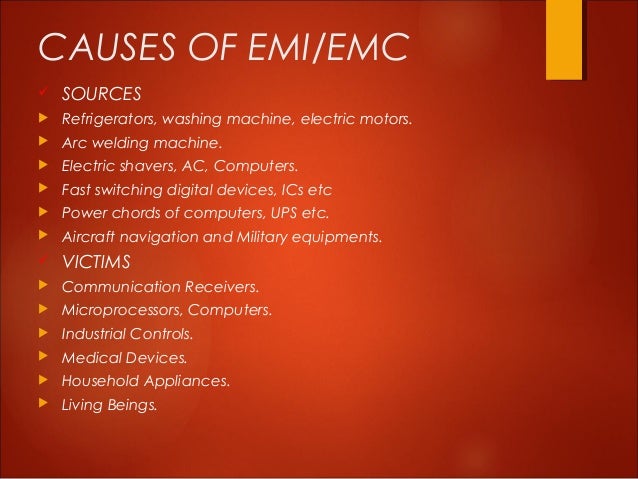 Electromagnetic Interference and Electromagnetic Compatibility (EMI/E…