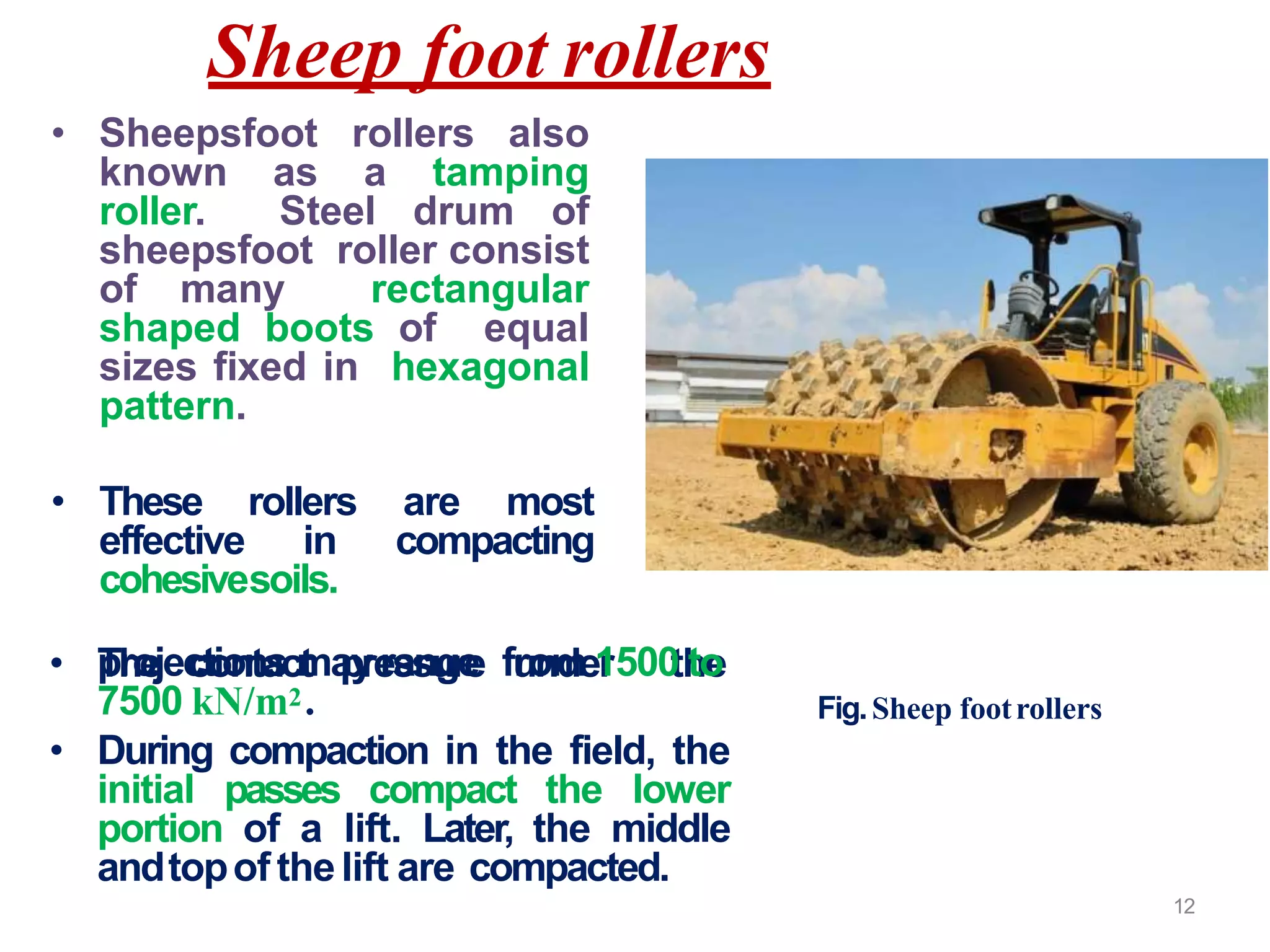 Field control of compaction and compaction Equipment PPT