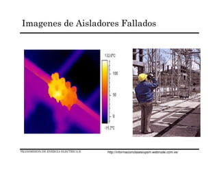 TRANSMISION DE ENERGIA ELECTRICA II
Imagenes de Aisladores Fallados
http://informacionclasesiupsm.webnode.com.ve/
 