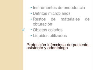 <ul><li>Instrumentos de endodoncia