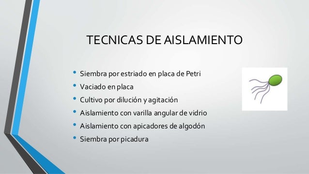 Tecnicas de aislamiento