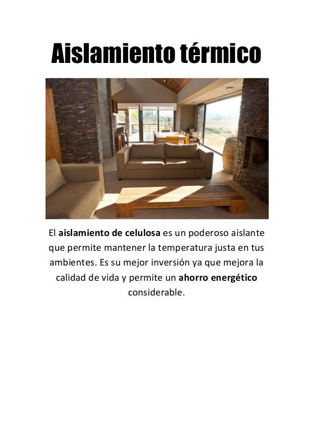 Aislamiento térmico