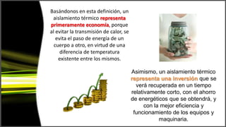 Qué son los aislantes térmicos?