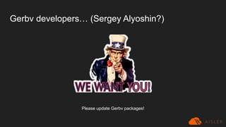 Gerbv developers… (Sergey Alyoshin?)
Please update Gerbv packages!
 