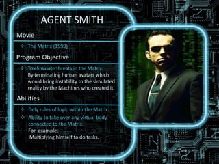 Various levels of intelligence that make the tasks challenging to players. ][2.0Uses of A.I. CommercialConsumer“Personal computing will be significantly enhanced by intelligent systems. Research underway in user interfaces and operating systems will use AI in significant roles.”--Eric Horvit  from Microsoft on the role of AI in the future of user-friendly software