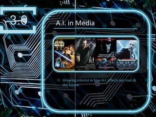 Most efficient decisions can be made through analysis on various areas of the company.  ][2.0Uses of A.I. Consumer Purpose Used in most video games. 