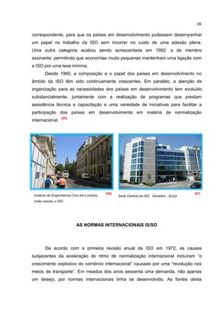 ISO A MAIOR ORGANIZAÇÃO DO MUNDO EM DESENVOLVIMENTO DE NORMAS | PDF