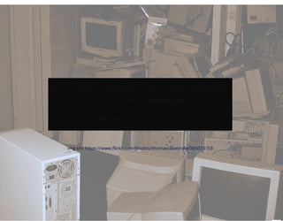 Any problem in computer science can be solved with
another level of indirection.
(Wheeler and/or Lampson)
img src: https://www. ickr.com/photos/thomasclaveirole/305073153
 