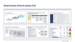 17
Domont Consulting
Small preview of the AI section (1/2)
 