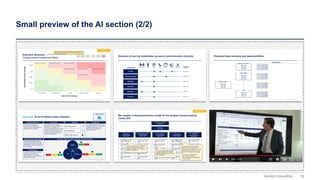 18
Domont Consulting
Small preview of the AI section (2/2)
 