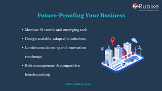 AI Strategy Consulting Process for Business Success | Rubixe | PDF