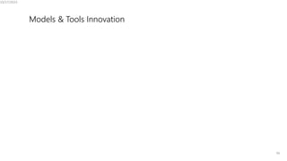 10/17/2023
56
Models & Tools Innovation
 