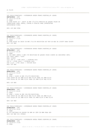G) FL195
SAO PAULO/GUARULHOS - GOVERNADOR ANDRE FRANCO MONTORO,SP (SBGR)
Z4276/2016 - ATM
B) 14/11/16 22:46
C) PERM
E) STAR EVSOV 1B - IBDIK 1B RWY 27L/27R CORRIGIR NO QUADRO FALHA DE
COMUNICAÇÃO PARA: ENTAO, CURVAR A DIREITA PARA INTERCEPTAR
APROXIMACAO FINAL
REF: AIP MAP STAR
SAO PAULO/GUARULHOS - GOVERNADOR ANDRE FRANCO MONTORO,SP (SBGR)
Z3989/2017 - ATM
B) 23/11/17 17:22
C) PERM
E) STAR EVSOV 2B IBDIK 2B RWY 27L/27R MODIFICAR ALT MIN DA MSA DE 2300FT PARA 6000FT
REF. AIP MAP
SAO PAULO/GUARULHOS - GOVERNADOR ANDRE FRANCO MONTORO,SP (SBGR)
Z3791/2017 - ATM
B) 01/11/17 00:48
C) PERM
E) IAP RNAV (GNSS) Y RWY 27R MODIFICAR NO QUADRO POUSO DIRETO AS SEGUINTES INFO:
OCH (PROC LNAV): 750FT
MDA: 3190FT
VIS: CAT A - 750M (ALS) / 1600M(NO ALS)
CAT B - 1200M (ALS) / 2000M(NO ALS)
CAT C,D,E - 2700 (ALS) / 3500(NO ALS)
REF: AIP MAP
SAO PAULO/GUARULHOS - GOVERNADOR ANDRE FRANCO MONTORO,SP (SBGR)
Z2991/2015 - ATM
B) 12/11/15 02:00
C) PERM
E) STAR - ILSOR 1B RWY 27L/27R MODIFICAR:
FIXO OPTUK DE LVL MNM FL120 MAX FL130 PARA LVL MNM FL120
FIXO KOVLA DE LVL MNM FL100 PARA LVL MNM FL100 MAX FL130
REF: AIP MAP
SAO PAULO/GUARULHOS - GOVERNADOR ANDRE FRANCO MONTORO,SP (SBGR)
Z2990/2015 - ATM
B) 12/11/15 02:00
C) PERM
E) STAR - ILSOR 1B RWY 09L/09R MODIFICAR:
FIXO OPTUK DE LVL MNM FL120 MAX FL130 PARA LVL MNM FL120
FIXO KOVLA DE LVL MNM FL100 PARA LVL MNM FL100 E MAX FL130
REF: AIP MAP
SAO PAULO/GUARULHOS - GOVERNADOR ANDRE FRANCO MONTORO,SP (SBGR)
Z1996/2018 - ATM
B) 08/11/18 19:05
C) PERM
E) SID RETIRADO NO QUADRO DE RMK AS INFO DE MNM PARA DEP
REF: AIP MAP SID (TODAS)
SAO PAULO/GUARULHOS - GOVERNADOR ANDRE FRANCO MONTORO,SP (SBGR)
Z1456/2018 - ATM
B) 18/09/18 13:00
C) PERM
AISWEB - BOLETIM PERSONALIZADO - 01/04/2019 às 12:49:14 UTC - Total de Páginas: 44
página 21 de 44 :: IP 201.81.161.0 :: check 32BDB3E7-384A-4544-9F54EB5B13A3979C
 