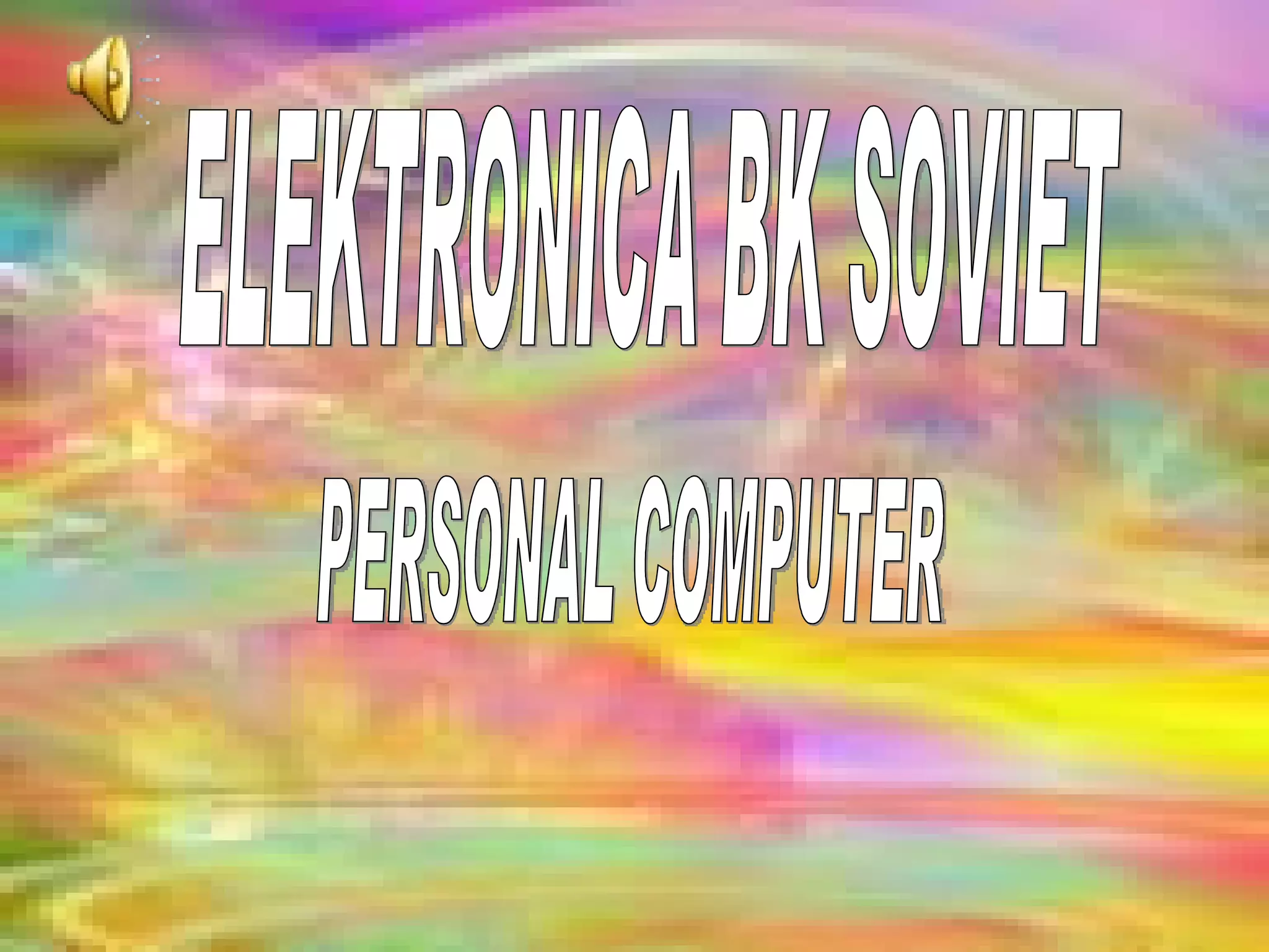 ELEKTRONICA BK SOVIET  PERSONAL COMPUTER 