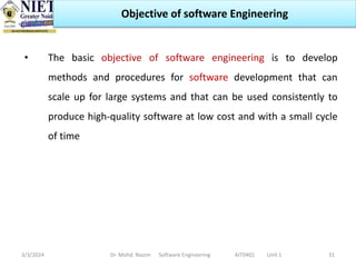 Software Engineering Basic Operations Programs Introduction to Software Engineering For Students | PPTX
