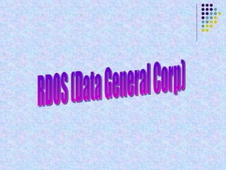RDOS (Data General Corp) 