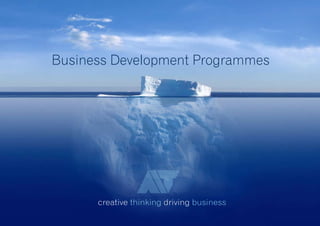 Business Development Programmes



 creative thinking driving business




      creative thinking driving business
 