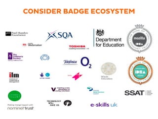 CONSIDER BADGE ECOSYSTEM
 