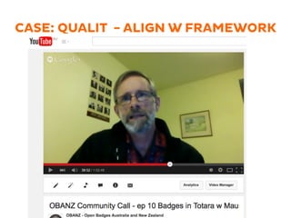 CASE: QUALIT - ALIGN W FRAMEWORK
 