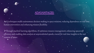 ARTIFICIAL intelligence technique for space exploration TECHNICAL ...