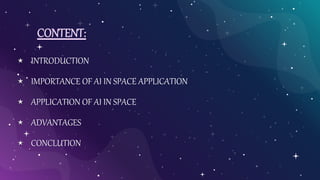 ARTIFICIAL intelligence technique for space exploration TECHNICAL ...