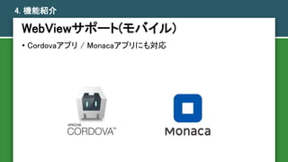 WebViewݩ`(Х)
? Cordovaץ / Monacaץˤ⌝
4. CܽB
 