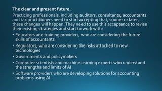 Ai the future of accounting and audit | PPTX