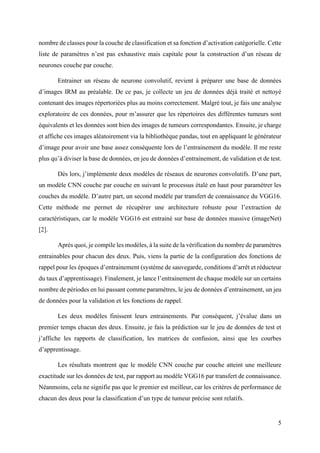 Les réseaux de neurones convolutifs pour la classification des tumeurs ...
