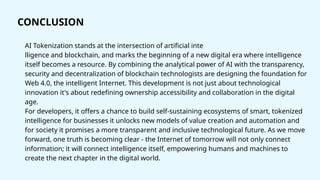 AI Tokenization for Technologists Designing the Next Layer of the ...