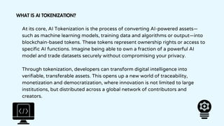 Tokenization Machine Learning Math AI Tokenization for Technologists Designing the Next Layer of the ...