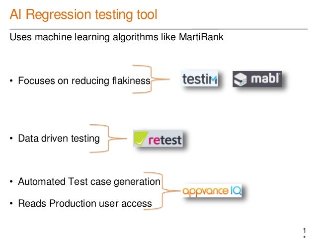 machine learning testing tools