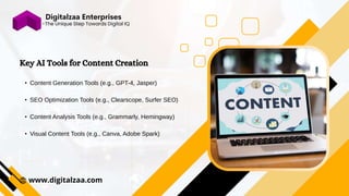AI Tools and Techniques for Superior Website Content.pptx