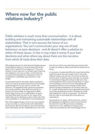 AI tools and the impact on public relations practice | PDF