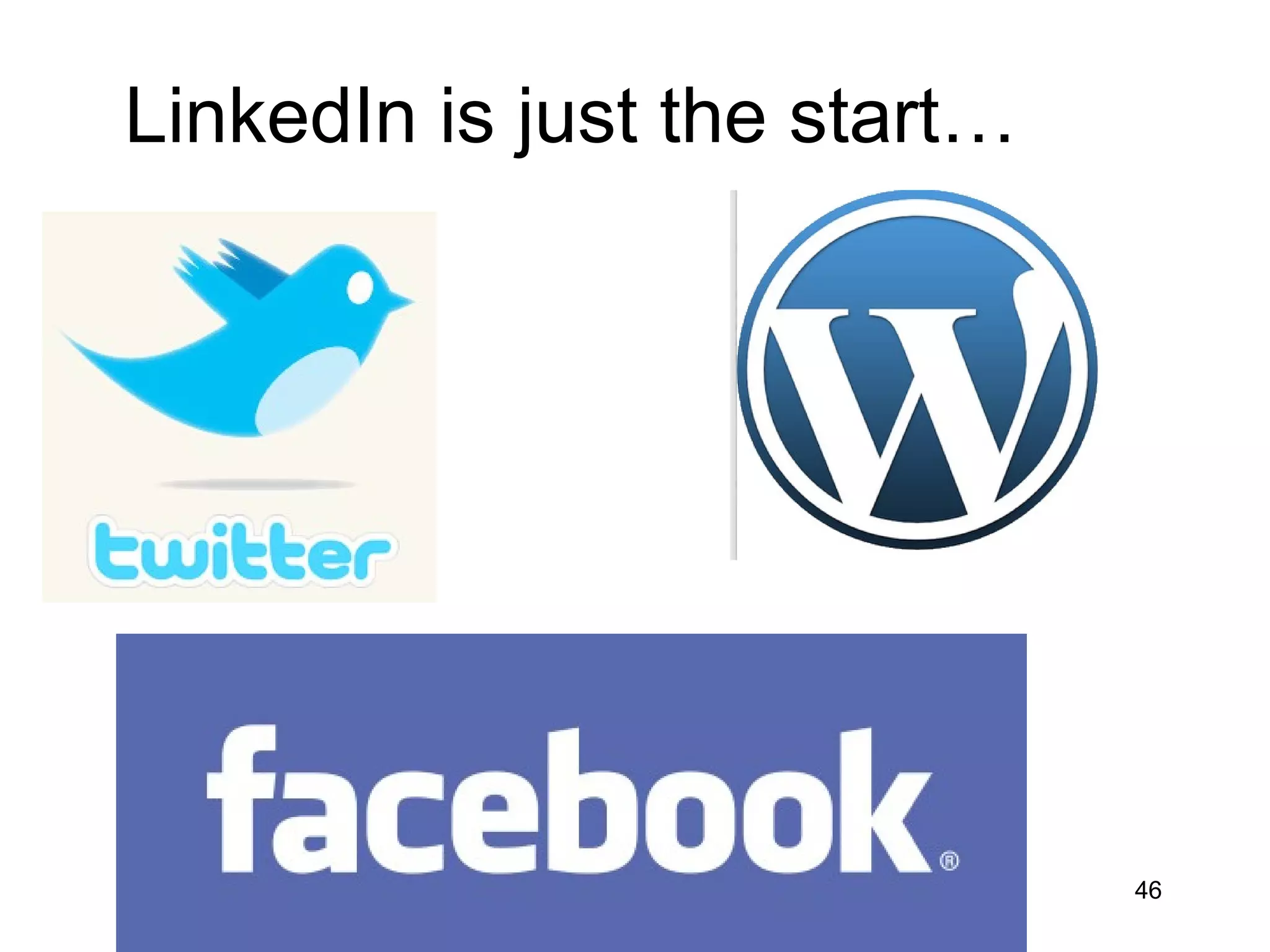http://strominator.com 46
LinkedIn is just the start…
 